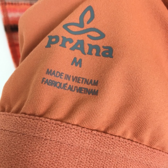 PrAna Cantine Halter Dress Orange Blue Strip Women’s Size M Active Mini Dress - Picture 13 of 15